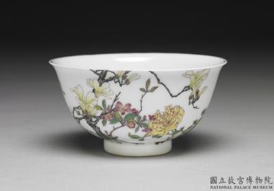 图片[2]-Bowl with flowers in falangcai painted enamels, Qing dynasty, Yongzheng reign 1723-1735-China Archive